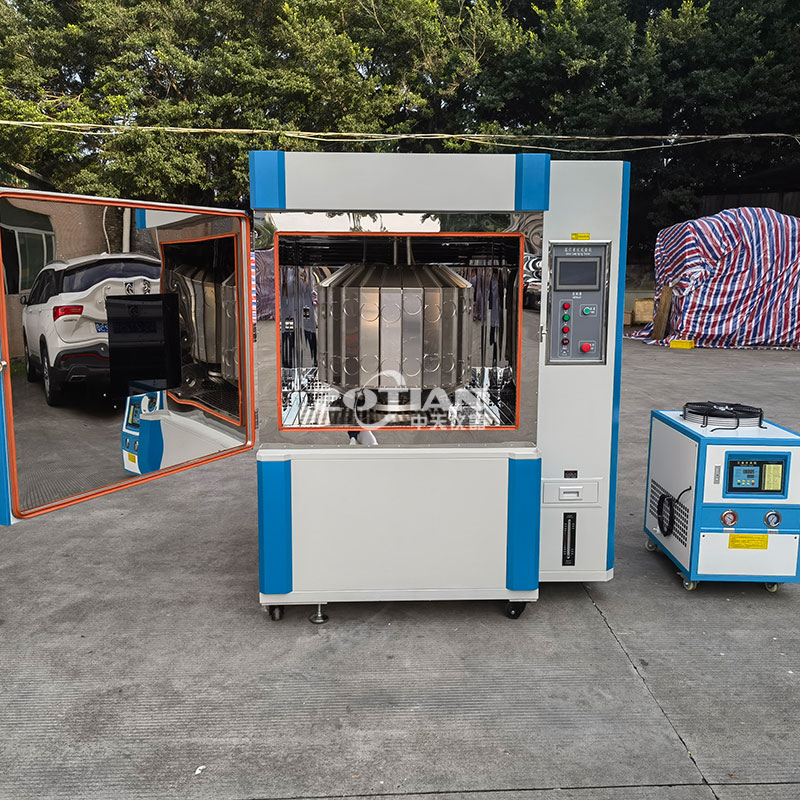 風冷式氙燈試驗機 配工業冷水機 風冷式氙燈試驗機 配工業冷水機